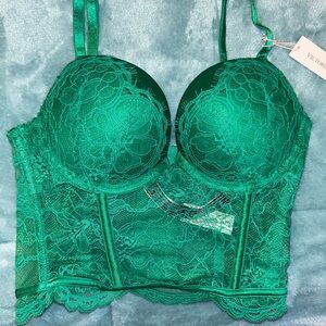 Victorias secret bombshell add 2 cup sizes push up corset 32A